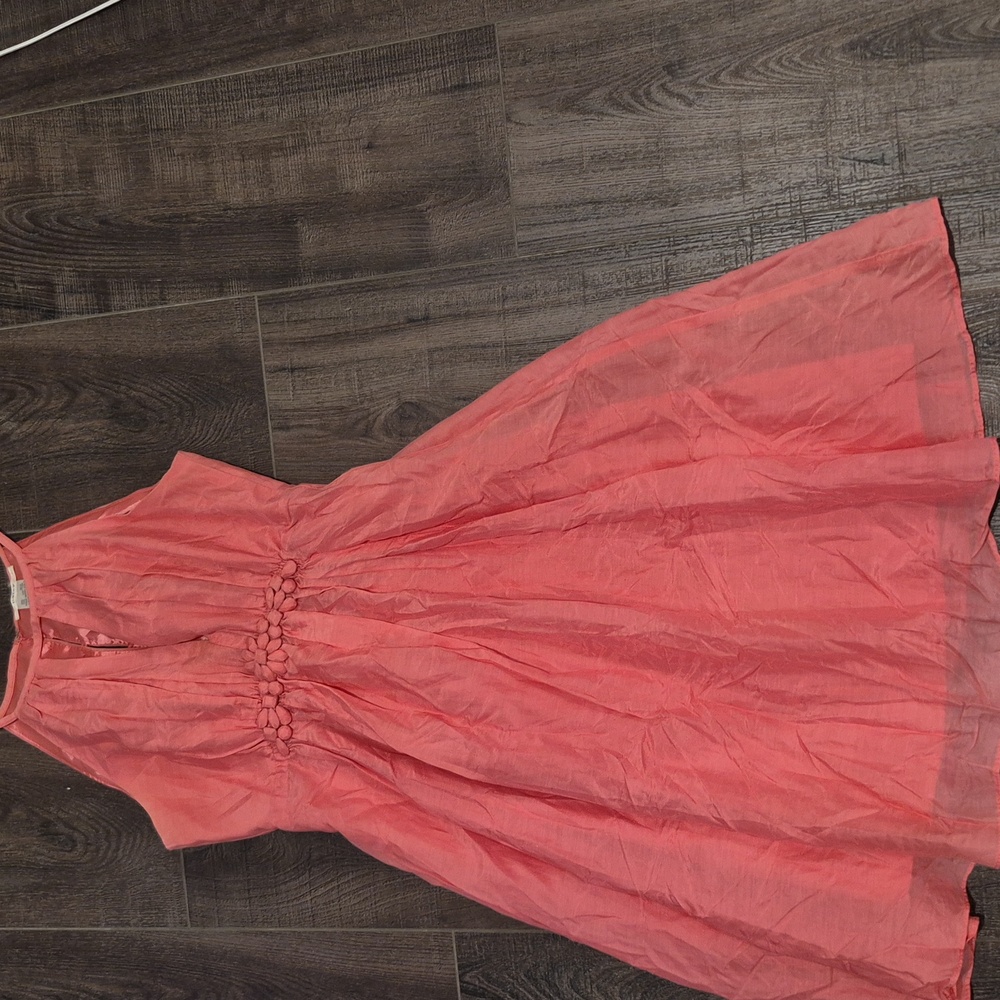 Esley Pink Silk Blend Dress